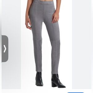 Calvin Klein Women's Faux Suede Pants in Tan